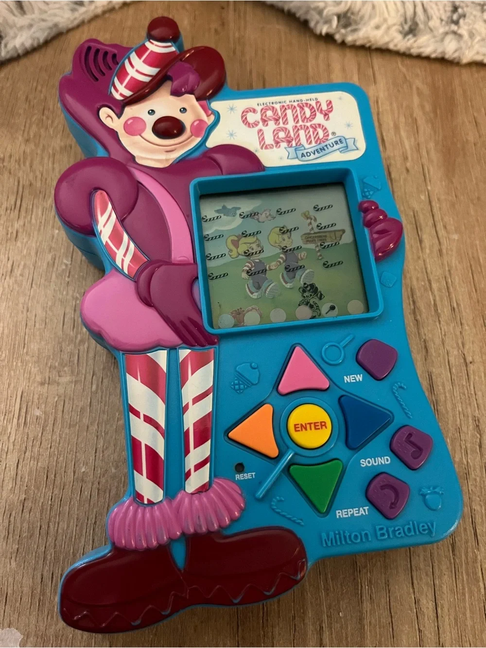 Candy Land Adventure Game Electronic Handheld Milton Bradley Vintage 1997 WORKS